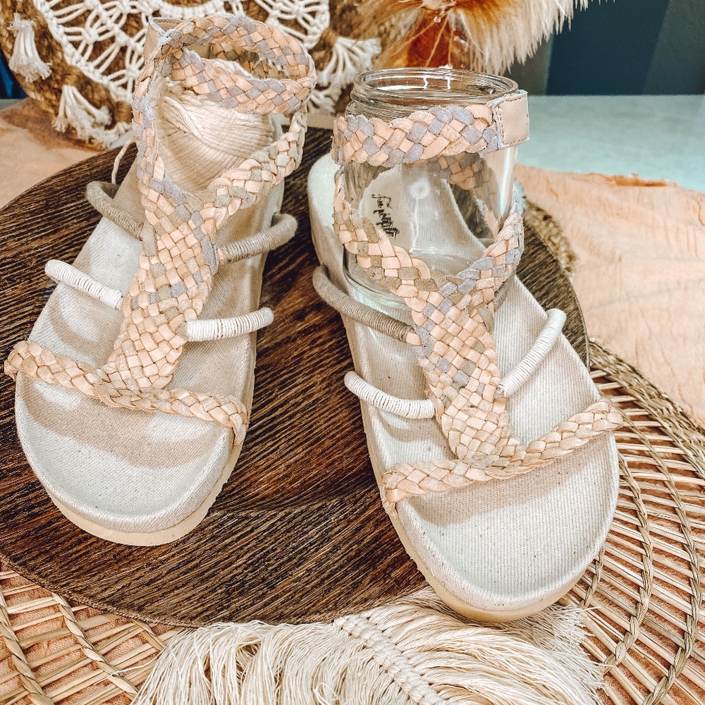 Free People Denali Woven Footbed Sandal